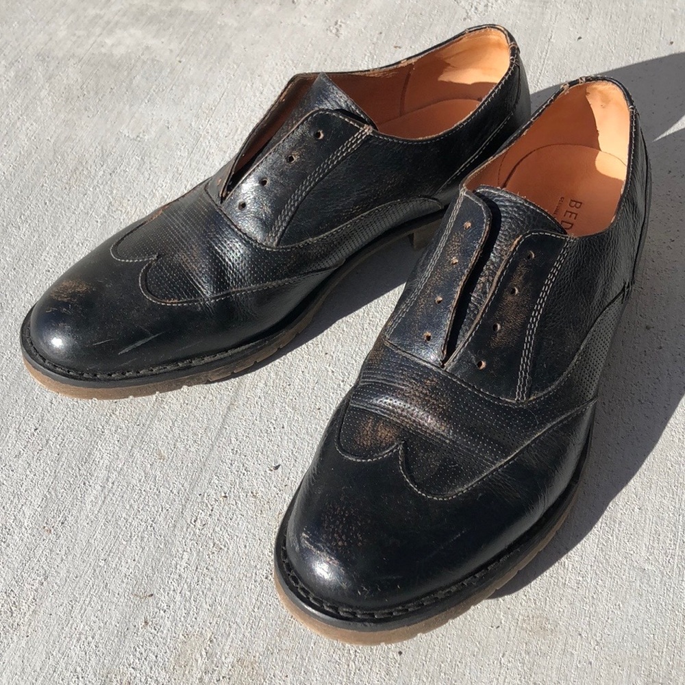 Bed Stu men’s laceless dress shoe sz 9